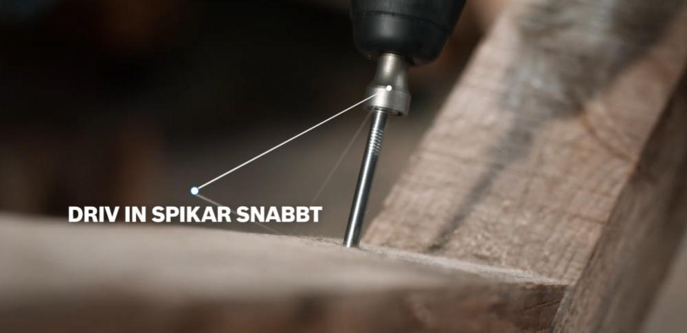 SPIKDRIVARE 13X58MM SDS+