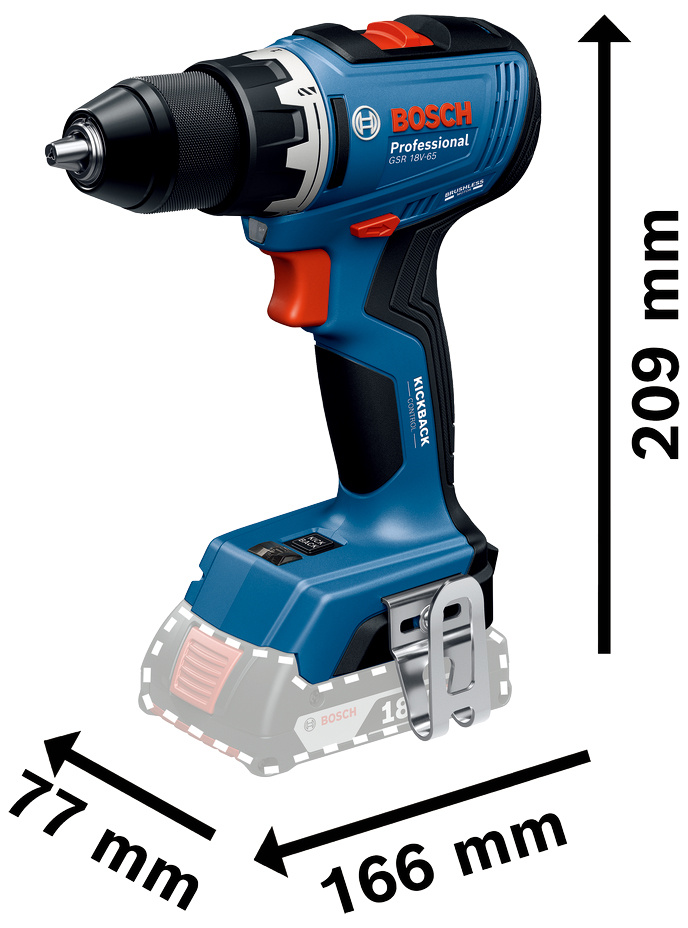 SKRUVDRAGARE GSR 18V-65