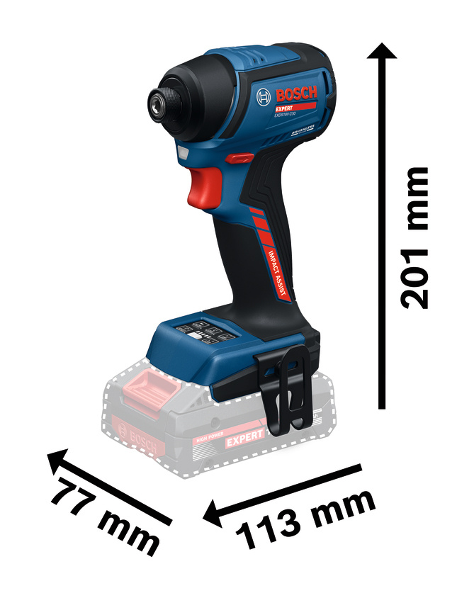 SLAGSKRUVDRAGARE BOSCH EXPERT EXDR18V-230 