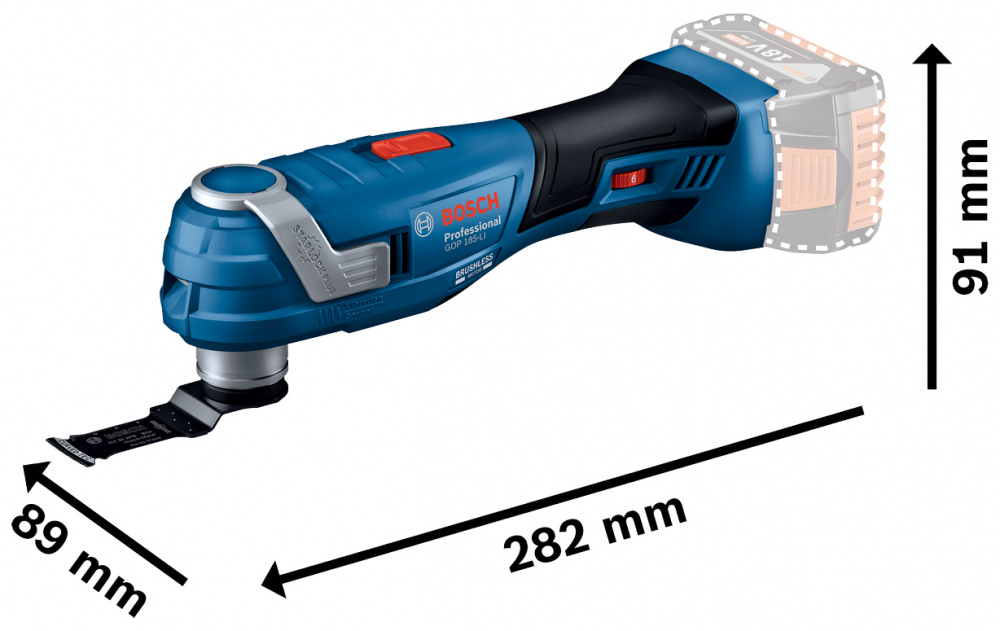 MULTICUTTER GOP 18V-34 SOLO