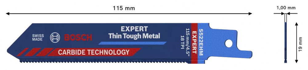 TIGERS�GBLAD S522EHM 115MM 1ST