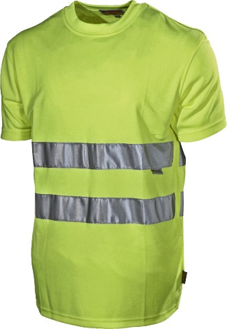 VARSELT-SHIRT 284P GUL 3XL