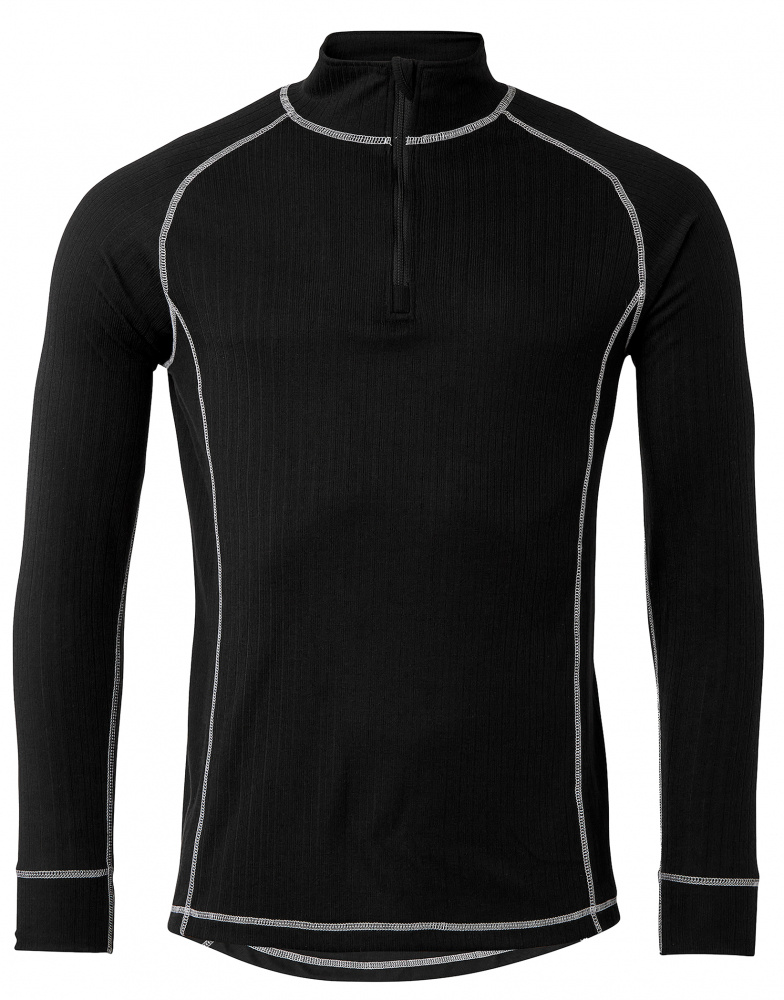 UNDERST�LL TOP SWEDE 9835 SET BASE LAYER SVART