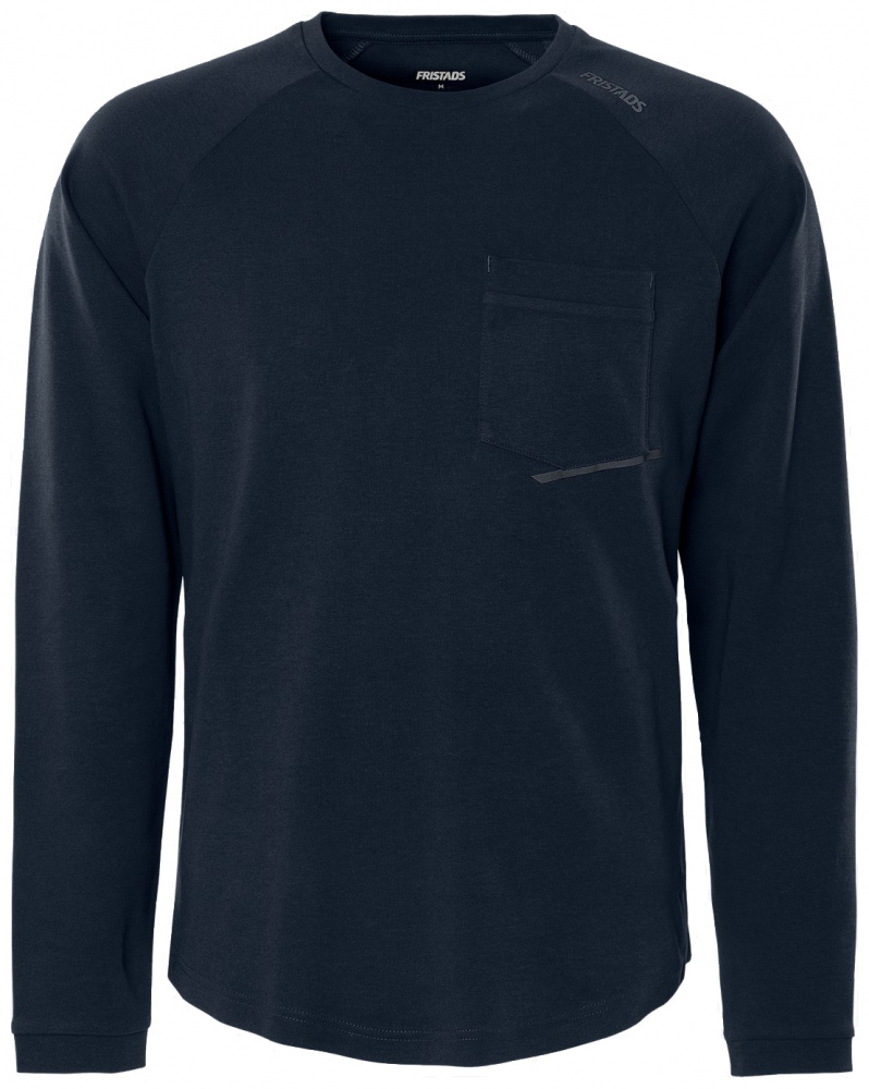 L�NG�RMAD T-SHIRT FRISTADS HEAVY 7821 GHT MARINBL�