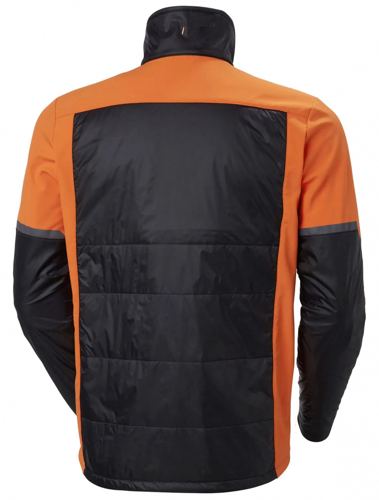 JACKA HH 73233 SVART/ORANGE