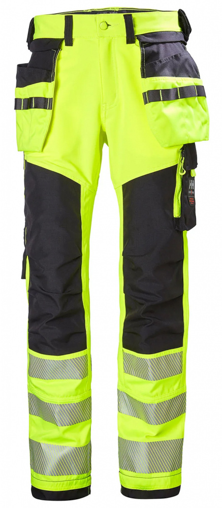 VARSELBYXA HH ICU 77472 KLASS 2 GUL/SVART