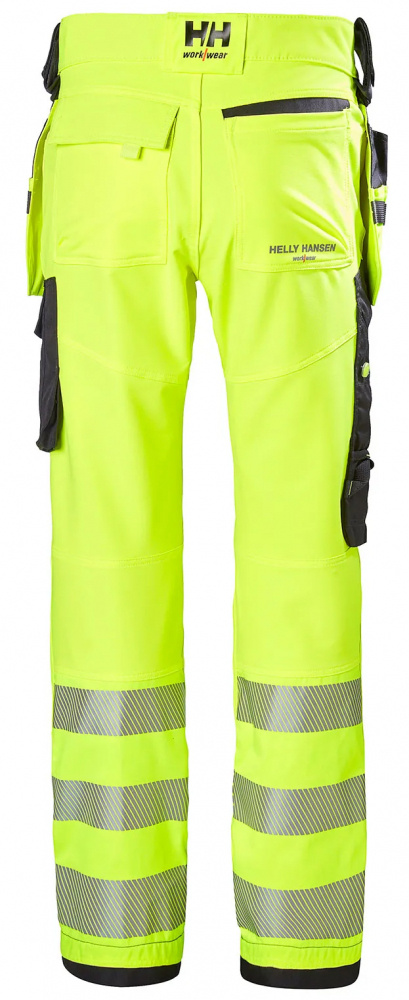 VARSELBYXA HH ICU 77472 KLASS 2 GUL/SVART