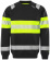 VARSELSWEATSHIRT 7530 GKC SVART/GUL VARSELSWEATSHIRT 7530 GKC SVART/GUL