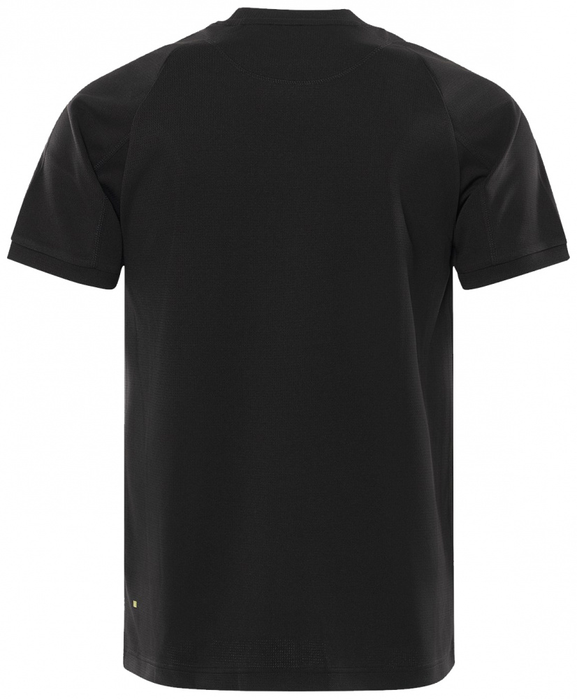 T-SHIRT 7554 SVART/HVIS GUL