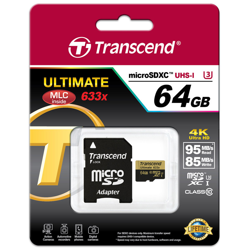 MINNESKORT MICROSDHC 64GB CL10